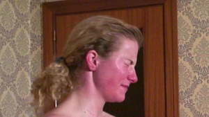 Blonde extreme BDSM