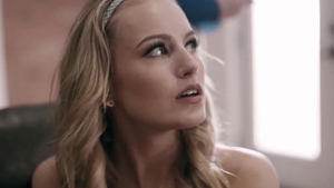 Angela White together with Serena Blair bondage