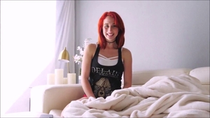 Redhead masturbation