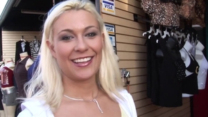 Cindy Crawford licking monster cock and swallow