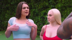 Hard nailining along with big tits