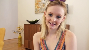 Small tits babe Lanna Carter handjob HD