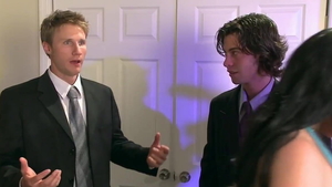 Seth Gamble group sex at the party HD