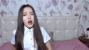 Small tits asian girl finds pleasure in orgasm HD