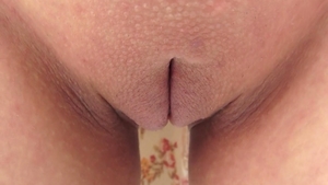 Pussy fucking alongside shaved asian chick wearing panties