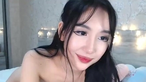 Big tits female spanking on webcam