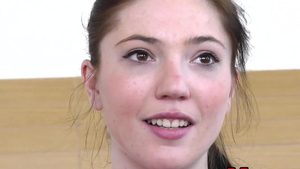 Hungarian cum in mouth at the audition