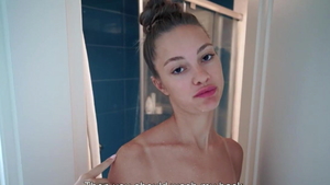 Skinny teen taboo pussy fuck sucking dick in HD