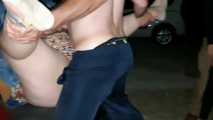 Big butt swinger reality dick sucking in public