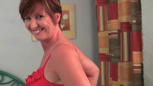 Older Woman Fun: British amateur showing huge tits