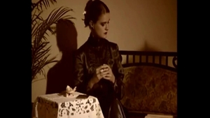 Vintage charming teen chick punishment