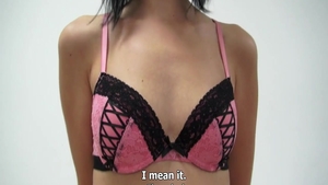 Sloppy fucking alongside petite czech babe