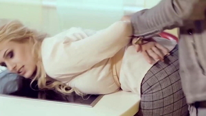 Blonde babe Thomas Hyka in company with super hot Rose Valerie