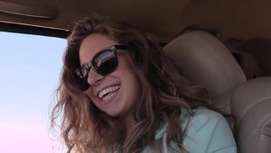 Exploited College Girls: Young slut got nailed in car