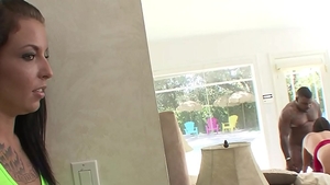 Leon Lambert - Tight stepmom playing with big black dick guy