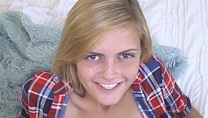 She's New: American Madison Hart POV plowed hard in the bed