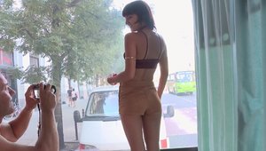 Box Truck Sex: Suzy Rainbow massage in public in HD