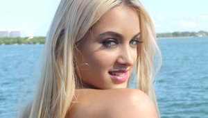 Tiny 4K - Very cute 18 yr old Uma Jolie pussy licking outdoors