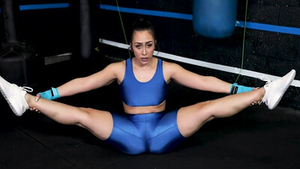 Nailing accompanied by teen chick Lilly Hall